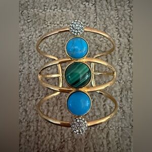 Henri Bendel NY Swarovski Cuff Bracelet